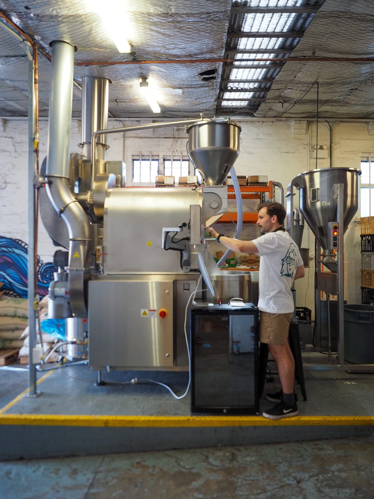 Loring Coffee Roaster at the Sample Coffee Roastery in St Peters, Sydney