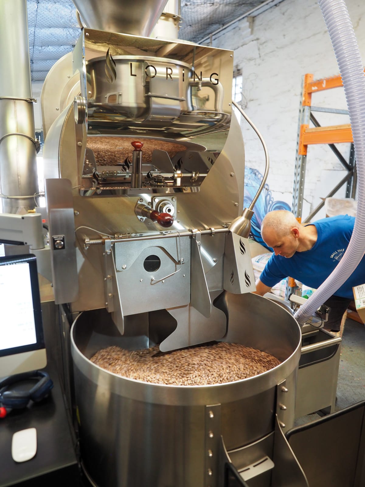 Loring Coffee Roaster at the Sample Coffee Roastery in St Peters, Sydney