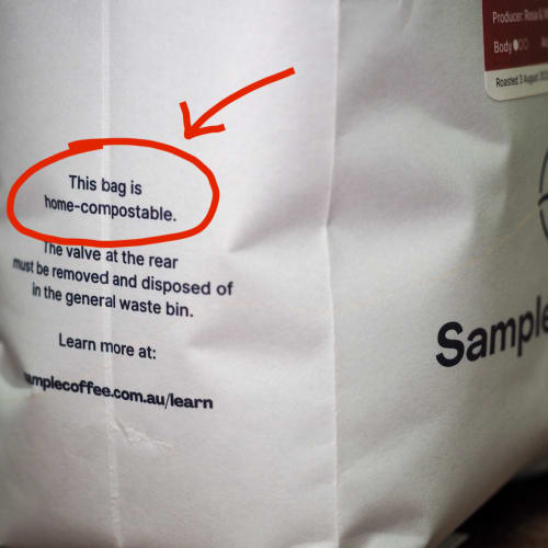 new home-compostable coffee bags