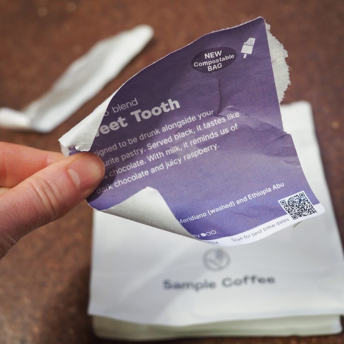 Coffee bag labels