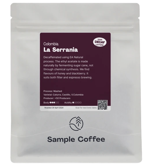 Single Origin Decaf bag