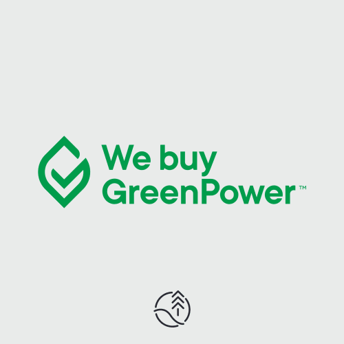 Our roastery and cafes buy 100% GreenPower